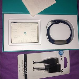 Fit-bit Alta fitness wristband with charger